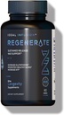 Regenerate Sustained Release Supplement for NAD & NR Biosyntesen, Boost ATP, NAD +, Glutathione: Cardiovaskulær Sundhed & Muscle Vitality (60 Servere) Vegan