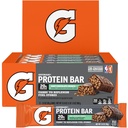 Gatorade Whey Protein Bars, Mint Chocolate Crunch, 2.8 oz bars (Pack of 12, 20g of protein per bar)