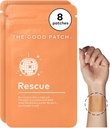 Den gode Patch Rescue Recovery Patch, Natural Patch med DHM, Vitamin B1, og grøn te, Plant- drevet Wearable Wellness, Support Efter en nat ud (8 Total Patches)