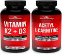 Vitamin K2 med D3 & Acetyl L- Carnitin Bundle