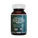 Organic Spirulina & Chlorella tabletter - 4 Organic Certifications, Raw, Ikke-bestrålet - 50 / 50 Blue Green Algae Blend - Antioxidant indhold svarende til 5 Servere af grøntsager (120 tabletter)