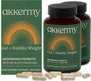 Akkermansia Probiotic for Appetite & Craving Control Measures GLP-1 & Boosts Sund Vægt Mea124; 120 Day Supply Measures 124; Made in USA Measures 124; Bacillus Coagulans, B2, D3 & Chrom Measures 124; SIBO Friendly, Vegan, Gluten Free