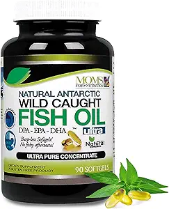 Wild fanget Omega 3 Fish Oil DPA- EPA- DHA 2.900 Milligram Fish Oil Supplement