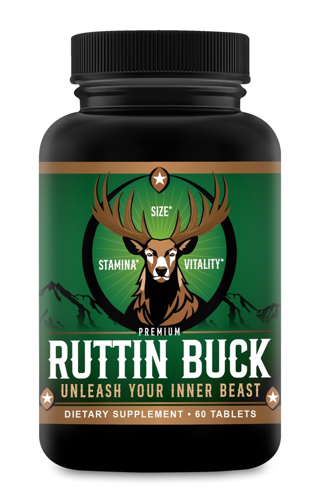 Ruttin Buck- Male Performance and Enlargement Pills for Men- Add 3-6” in 60 Days- Enhanced Size, Drive, Strength and Endurance – Herbal & Amino Wellness Capsules for Active Men