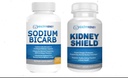 Nyreskjold Omega-3 Fish Oil & Natrium Bicarb 2 Pack Bundle Support Normal Nyrefunktion & Acid Niveauer