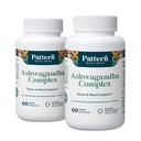 Pattern Wellness Ashwagandha Complex for Men & Women – Organic KSM-66® & Black Pepper Extract – Supports Stress Response & Energy Balance – Non-GMO – 120 Vegan Capsules