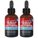 Muskelkraft Ekstrem 2 Flaske Pack 345mg Proprietær Formel Vores stærkeste Styrke og Endurance Spray, Forbedrer Muskelstyrke og Recovery Time 2oz Flasker