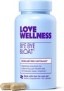 Love Wellness Bye Bloat Buddy 124; fordøjelsesenzymer til hurtig fungerende Bloating Relief for kvinder Buddy 124; Hjælper med at reducere vandretention & Gas Relief Buddy 124; Understøtter fordøjelsessundhed med bukkehorn & Mælkebøtte