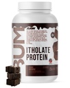 RAW Whey Isolate Protein Powder, Fudge Brownie (CBUM Itholate Protein) - 100% Grass-Fed Sports Nutrition for Muscle Growth & Recovery - Low-Fat, Low Carb, Naturally Flavored - 25 Servings