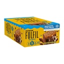 FULFIL Protein Snack Bars Flavored, Triple Chocolate, Gluten Free with 15g Protein, Pantry Staples, 12 Count