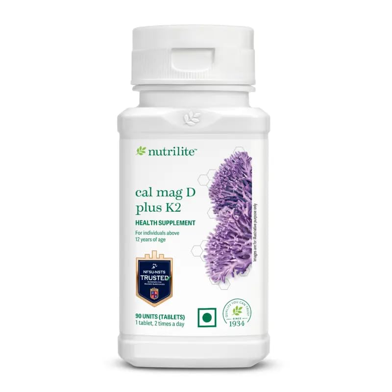 Cal Mag D, Dietary Supplement, Cherry Flavor, Gluten-Free Tablets, 90 Count, Standard Release, Bone Health Support for Adults