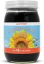 Organic Sunflower Lecithin Liquid - 16 fl oz - Certificeret USDA Organic - Cold Pressed (Solvent Free) - Ikke-GMO-projekt Verificeret
