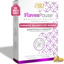 FlavonPause Hot Flashs Menopause Relief - hypotetisk Testet - STOR 124; Natural Hot Flash Relief, Night Sweats Relief, Hud Aging Medical 124; Multi Menopause Symptomer Relief 124; 30 Softgels