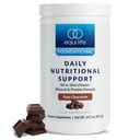 Equilife Daily Nutritional Support, All- in- One Multivitamin Meal Erstatning, Pure Chocolate Flavor, 15G Plant Protein, Understøtter Samlet Wellness herunder energi, fordøjelse, & Hud, 14 Servering Tub