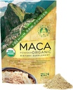Zen Spirit Maca Root Powder Organic - Peruvian Root Premium Grade Superfood (Raw) - USDA & Vegan Certified - 1 Bag (8oz) - Perfekt til morgenmad, Smoothies, Bagning & Ice Cream.