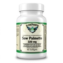 Saw Palmetto Extract 320 mg. (European Standardized to 85%-95% Fatty Acids and Sterols) (60 Softgels)