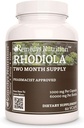 Remedy 's nutrition Rhodiola against 124; 1000 mg, 60 Veganske kapsler Urtevæske Kosttilskud 124; Two Month Supply