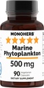 MONOHERB Marine Phytoplankton 500 mg - 90 Vegetariske kapsler