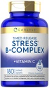 Carlyle Stress B- Complex Vitamin Note 124; 180 Vegetariske Caplets