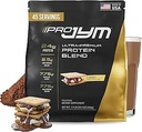 Pro JYM S 'Mores Protein Powder - Whey Protein Isolates, Casein, & Milk Protein, Lean Muscle Building for mænd og kvinder, JYM Supplement Science, 45 Servering