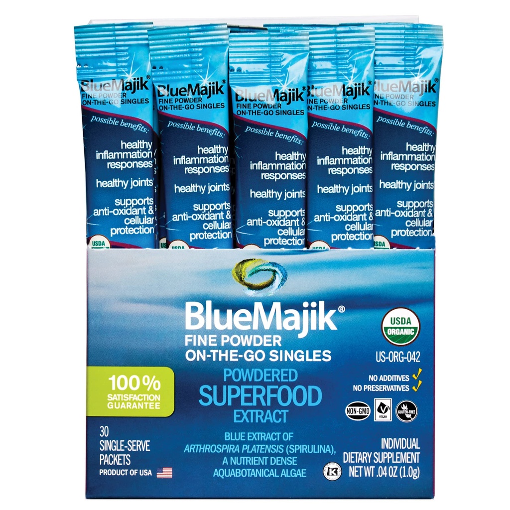 E3LIVE Blue Majik On- The- Go- Singles, 30 Greve, 1 Gram