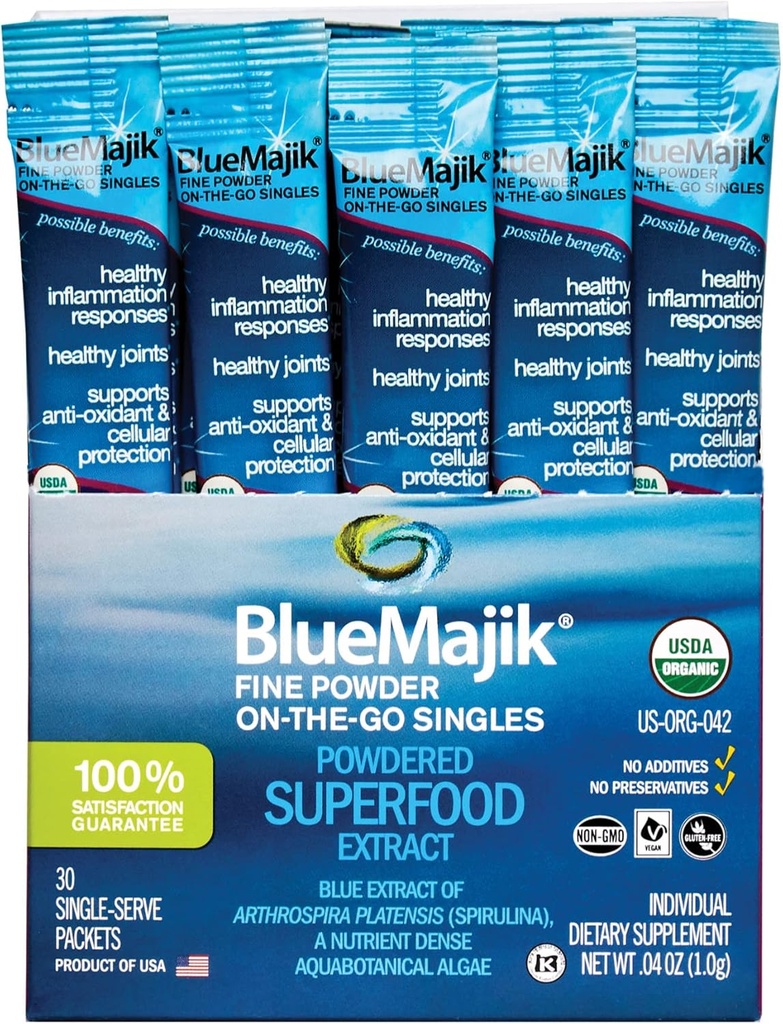 E3LIVE Blue Majik On- The- Go- Singles, 30 Greve, 1 Gram