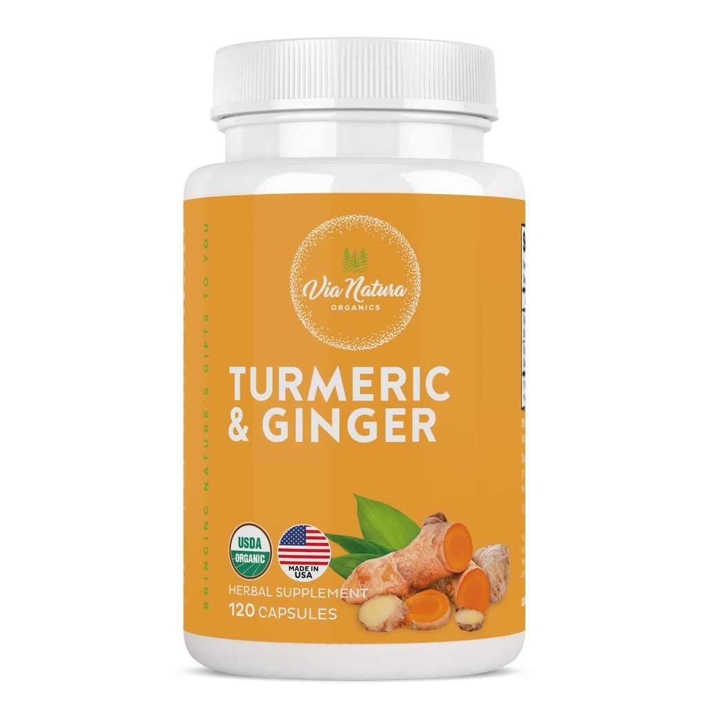 Gurkemeje & ingefær Kapsler 1000mg