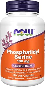 Nu Kosttilskud, Phosphatidyl Serine 100 mg, 120 Veg kapsler