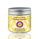 Deve Herbes Pure Triphla Powder (Empilica officinalis) + (Terminalia belerica) + (Terminalia chebula) Organic Certified Natural Therapeutic Grade 200gm, (7.05oz)
