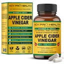 ACV Pro Apple Cider Vineddike kapsler Certificeret Organisk med mor ACV piller Detox Rengøringssyre Retlux Relief Support Ginger Root Cayenne Pepper Pulver