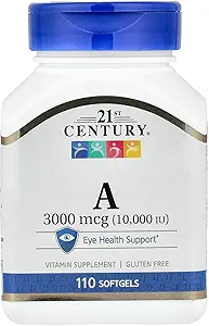 21. Century A 10.000 I.U. Softgels, 110 Greve