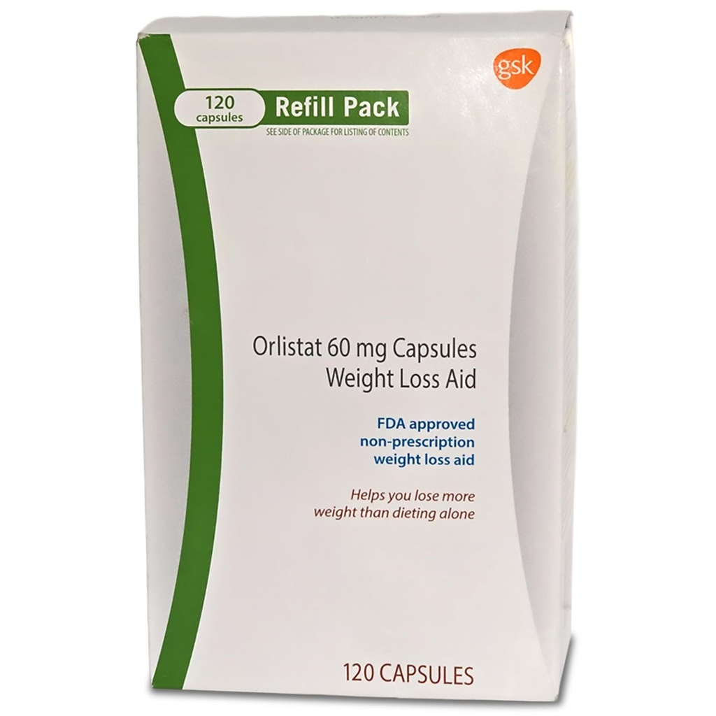 Orlistat, 120 Capsules