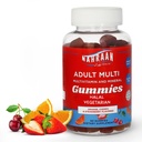 Halale vitaminer til voksne - Halale multivitaminer til kvinder og mænd - vitamin A, C, D, E, B6, B12 - Vegetarisk, Halal Gummies - 90 Greve
