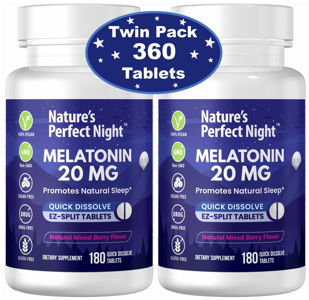 Nature 's Perfect Night Note 124; Melatonin 20mg
