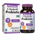 BlueBonnet Nutrition S. Boulardii Probiotic 10 Billion CFU^ w/Prebiotic Sunfiber – Shelf Stable - for Women & Men Digestion, Gut, Mood* - Non-GMO, Vegan, Free of Gluten, Dairy & Soy - 30 Servings