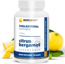 Cholesterol Command, Citrus Bergamot Superfruit Supplement, 47% Bergamot Polyphenol Fraction (BPF) Patenteret formel, Lavet i USA, 1 måned, 90 kapsler