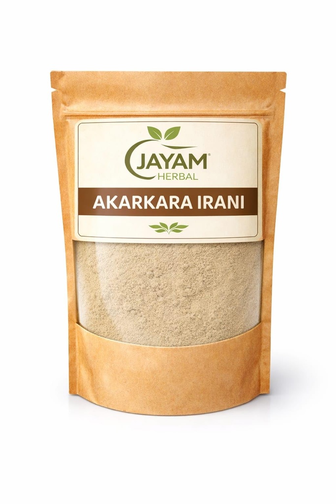 Jayam Herbal Akarkara Root Powder (Anacyclus Pyrethrum) Premium Fine Ground Botanical Powder | Natural & Raw | Dried Herbal Ingredient | Non-GMO | 100g