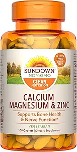 Sundown Calcium Magnesium Zink, 100 kapsler