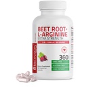 Bronson Beet Root + L- Arginin Nitroxidproduktion - non-GMO, 360 Vegetariske kapsler