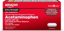 Basic Care Extra Strength Pain Relief, Acetaminophen Caplets, 500 mg, Pain Reliever / Fever Reducer, 100 Greve (Emballage kan variere)