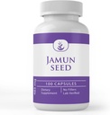 PURE ORIGINALSKE INGREDIENSER Jamun Seed Capsules (100 kapsler) Altid ren, ingen tilsætningsstoffer eller fyldstoffer, Lab Verified