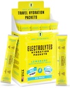 KEY NETRIENSER Electrolytes Powder Packets 20 Pack - No Sugar, Refrishing Lemonade, Hydration Packets med Electrolyte Powder for Refrishing Electrolyte Drink Mix Packets - Zero Calories