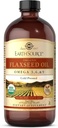 Solgar Earth Source Organic Flaxseed Oil - 16 fl oz - Cold Pressed - Omega 3, 6 & 9 - USDA Organic, non-GMO, Gluten Free - Om 31 Serveringer