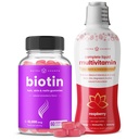 NutraChamps Biotin Gummies and Liquid Multivitamins