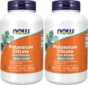 Now Supplements, Kalium Citrate Powder, Understøtter Electrolyte Balance og Normal pH *, Essential Mineral, 12 - Ounce (pakke med 2)
