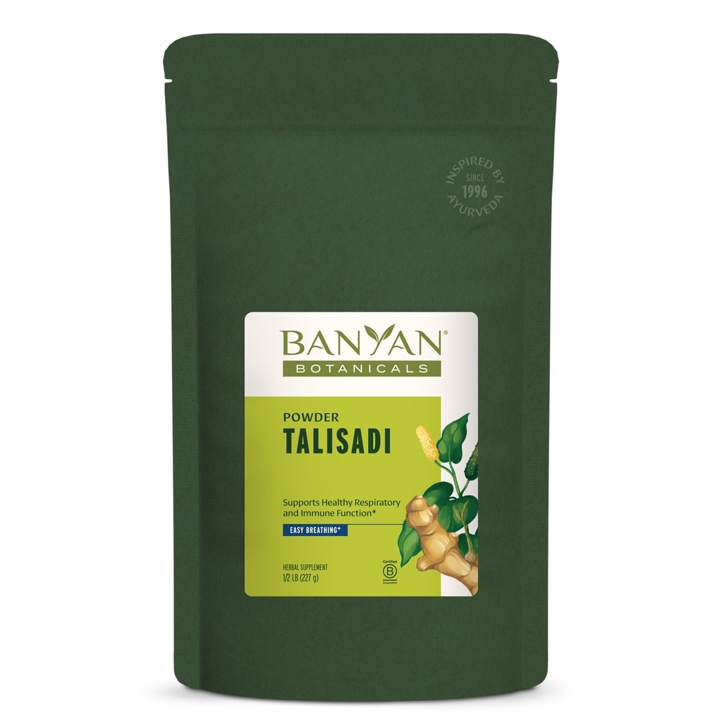 Banyan Botanicals talisadi Powder - Økologisk immunsupplement - til luftveje og lungestøtte * - ½ lb. - Sustainable Souced Non- GMO Vegan