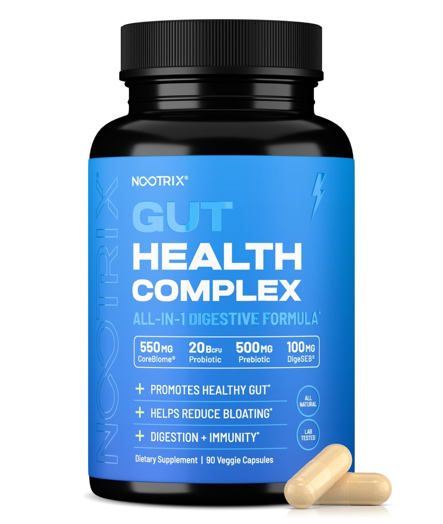 Nootrix Gut Protect and Restore Supplement Note 124; Probiotika til Gut Health, Colon Cleanse & Bloating Relief