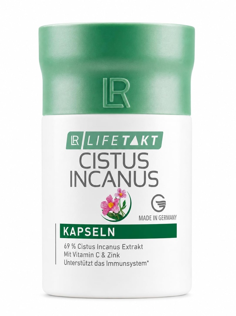 LR Health & Beauty Lifetakt Cistus Kapseln Vitamins C and E Women Men Day Care for Daily use 60 pcs