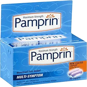 Pamprin Maximum Strength Multi- symptom Mentral Relief Tablets, 40- Count Box (pakning med 3)