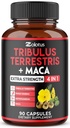 Zolotus Premium Tribulus Terrestris Kapsler - Kombineret med Ashwagandha, Panax Ginseng & Maca - 90 tællinger til 3 måneder